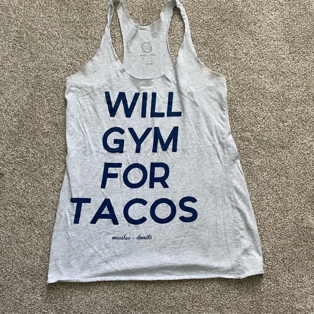 Muscles and Donuts Tank